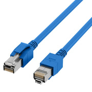 EFB-Elektronik - Patchkabel Kupfer MMC Patchkabel Cat.6a DCK1001BL.2 S/FTP, 2m, blau
