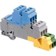 Krüger-Werke - Installations-Etagenklemme Klemme D4/6 LNTP8 gn-ge − 10 Stück