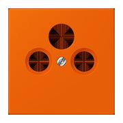 Jung - Einsatz/Abdeckung für Kommunikationstechnik Abdeckung für Sat/BK-Dose LC 990 SAT 224 orange (32080)