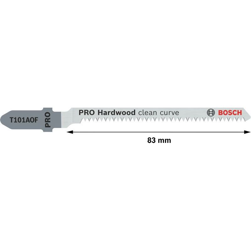 Bosch - Stichsägeblatt PRO Hardwood clean curve 2608634233 T101AOF