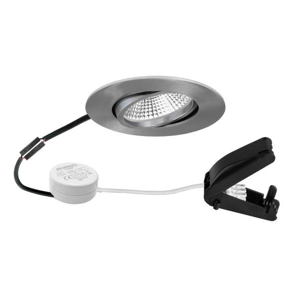 Brumberg Leuchten - Downlight/Strahler/Flutlicht LED-Einbaustrahler 230V 40484153AB 3000K, nickel