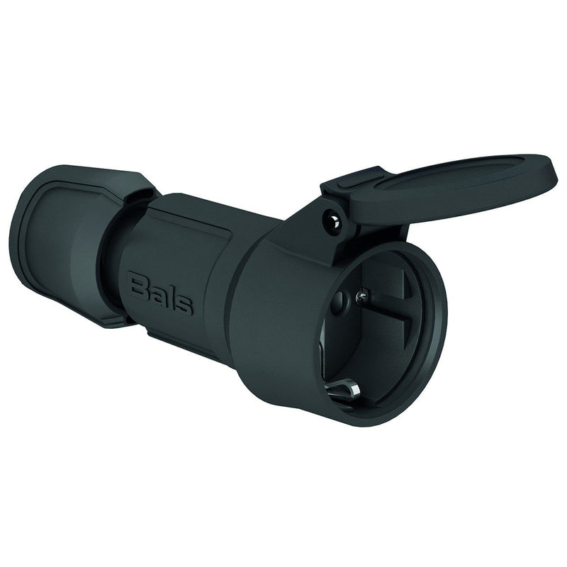 Bals Elektrotech - Schutzkontaktkupplung Schutzkontakt-Kupplung 7488 16A 250V IP44, sw − 20 Stück