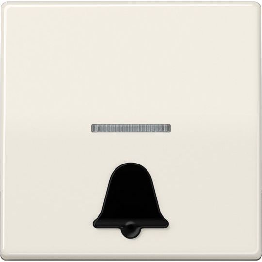 Jung - Abdeckung/Bedienelement für Installationsschalterprogramme Wippe abt.Symbol KLINGEL ABAS 591 K1KO5 für beleuchtb.Taster