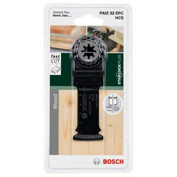 Bosch - Blatt für Oszillierer Tauchsägebl Starlock 2609256D55 PAIZ 32 EPC,60x32mm