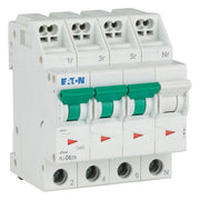 Eaton - Leitungsschutzschalter PLI-D6/3N D 6A, 3p+N Steckkl