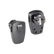 Bachmann - Schutzkontaktstecker Schutzkontakt-Stecker 911.171 sw,Winkel