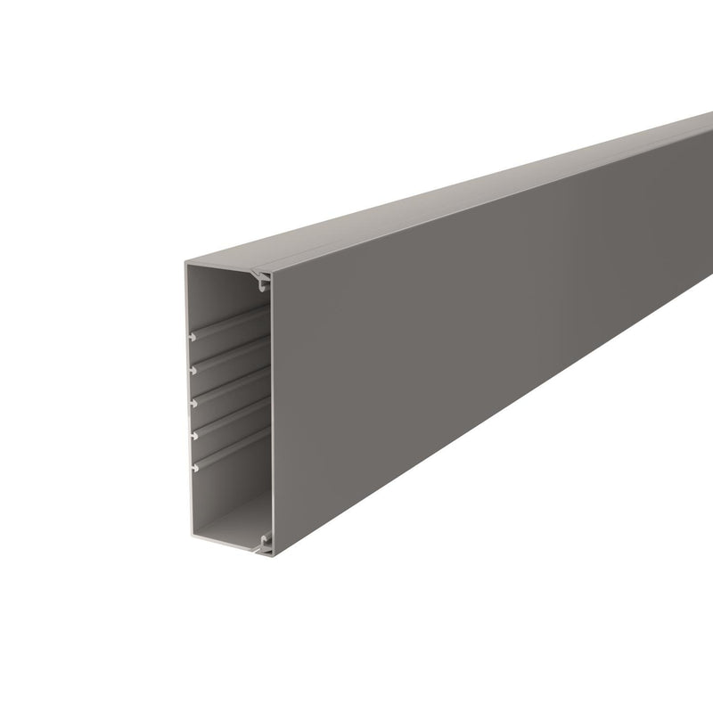 OBO Bettermann - Leitungsführungskanal Wand+Deckenkanal m.Obert. WDK60170GR 60x170mm,PVC − 8 Meter