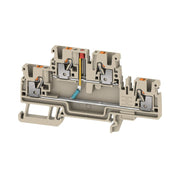 Weidmüller - Bauelement-Reihenklemme Klemme A2T2.5EM124VUCLEDRD1 PUSH IN, 2.5 mm² − 50 Stück