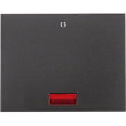 Berker - Abdeckung/Bedienelement für Installationsschalterprogramme Wippe mit roter Linse und 14177106 Aufdruck "0" K.1 ant