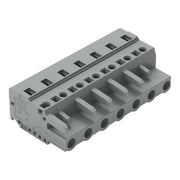 WAGO - Kabelsteckverbinder für Leiterplattensteckverbinder 1-Leiter-Federleiste 231-207/026-000 CAGECLAMP,2,5 mm²,gr − 50 Stück