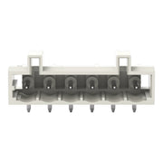WAGO - Leiterplattensteckverbinder THT-Stiftleiste Lötstift 721-436/001-000 1,0x1,0,abgew.,lgr − 100 Stück