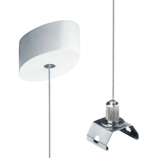 Zumtobel - Mechanisches Zubehör/Ersatzteile für Leuchten Seilabhängung RTX2 ASI2000 WH inkl. Baldachin