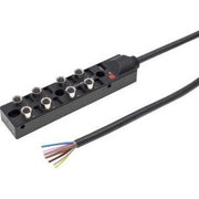 Ipf Electronic - Passiver Sensor-/Aktor-Verteiler (mit Leitung) Verteiler, 23x144x31mm, VK001108 10-30V DC 8x M8