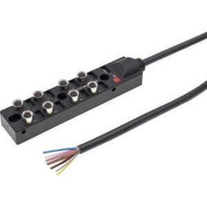 Ipf Electronic - Passiver Sensor-/Aktor-Verteiler (mit Leitung) Verteiler, 23x144x31mm, VK001108 10-30V DC 8x M8