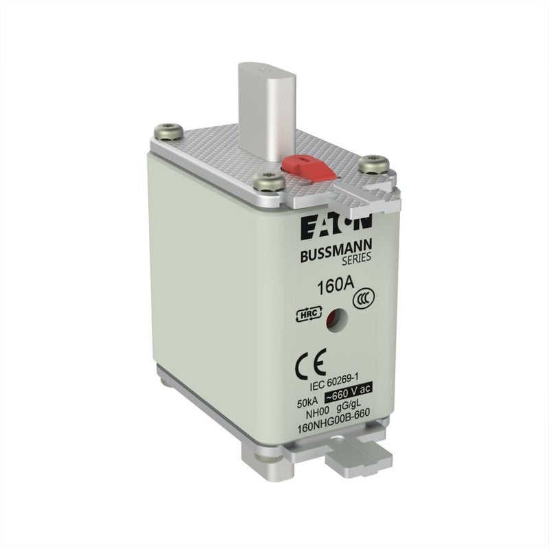 Eaton - Messersicherung Sicherungseinsatz Nieders. 160NHG00B-660 160A AC 660V 50kA − 3 Stück