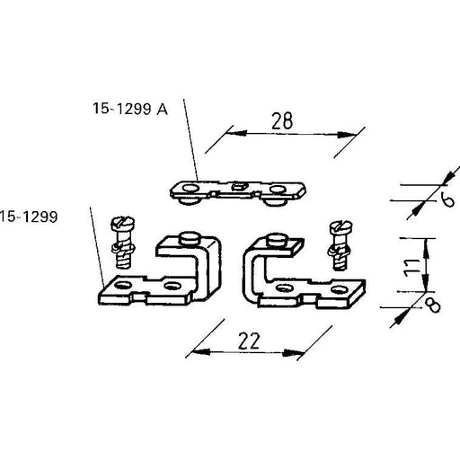 Kraus Elektrotechnik - Zubehör/Ersatzteile für Niederspannungs-Schalttechnik Kontaktsatz 603TF45