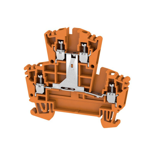 Weidmüller - Durchgangs-Reihenklemme Klemme WDK 2.5V OR Schraubansch.,2.5mm² − 50 Stück