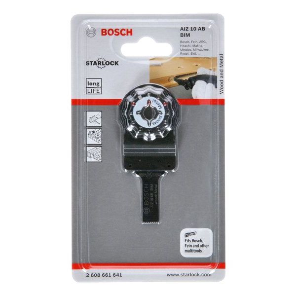 Bosch - Blatt für Oszillierer BIM Tauchsägeblatt AIZ 10 2608661641 AB Wood and Metal 20