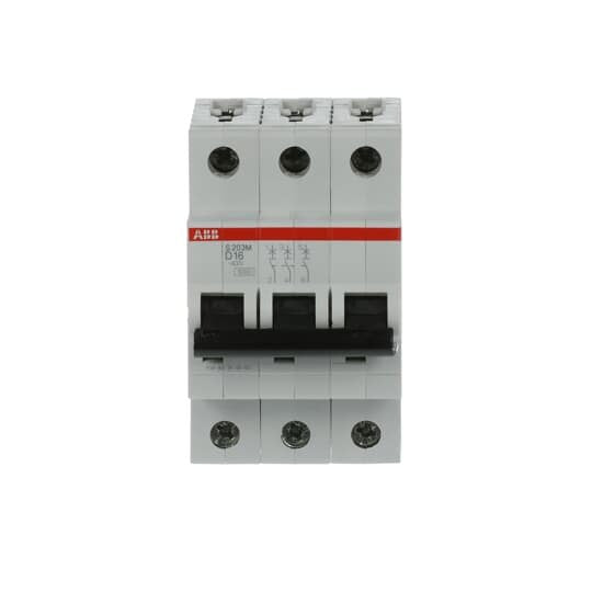 ABB Stotz S&J - Leitungsschutzschalter Sicherungsautomat S203M-D16 10 kA, 16 A, 3P