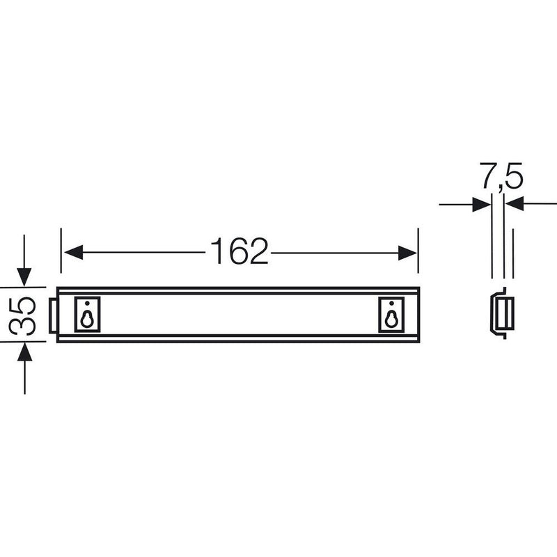 Hensel - Tragschiene KG TS 03 f.KG 9003 Hutpr.35mm