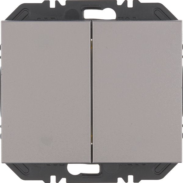 Berker - Bussystem-Hand-/Wandsender Friends of Hue Tasten 24127033 2fach,K.5,alu lack