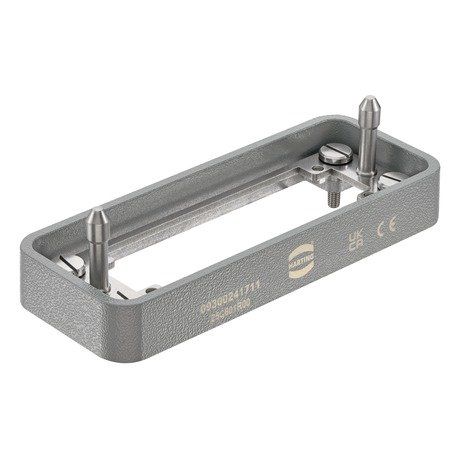Harting - Modulträgerrahmen für Industriesteckverbinder Andockrahmen, Edelstahl, B 09300241711 augröße: 24 B
