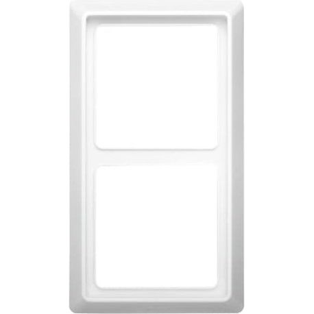 Busch-Jaeger - Abdeckrahmen Rahmen 2-fach 2102-34 alpinws, UP, Allwett