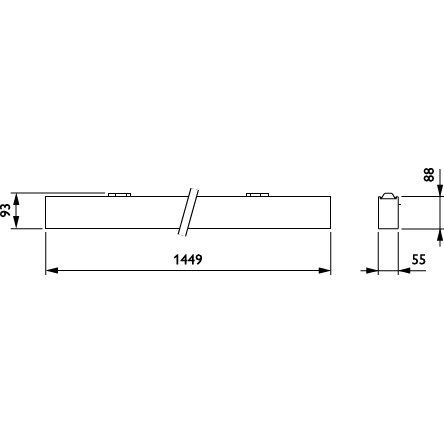 Philips Lighting - Decken-/Wandleuchte LED-Anbau/Pendelleuchte SM531C LED #62694200 TW