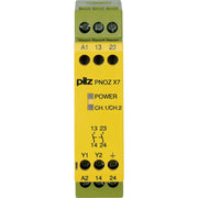 Pilz - Gerät zur Überwachung von sicherheitsgerichteten Stromkreisen Not-Aus-Schaltgerät PNOZ X7 #774055 120VAC 2n/o