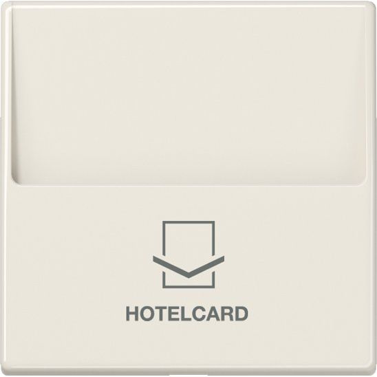Jung - Abdeckung/Bedienelement für Installationsschalterprogramme Hotelcard-Schalter ws A 590 CARD ohne Taster-Einsatz