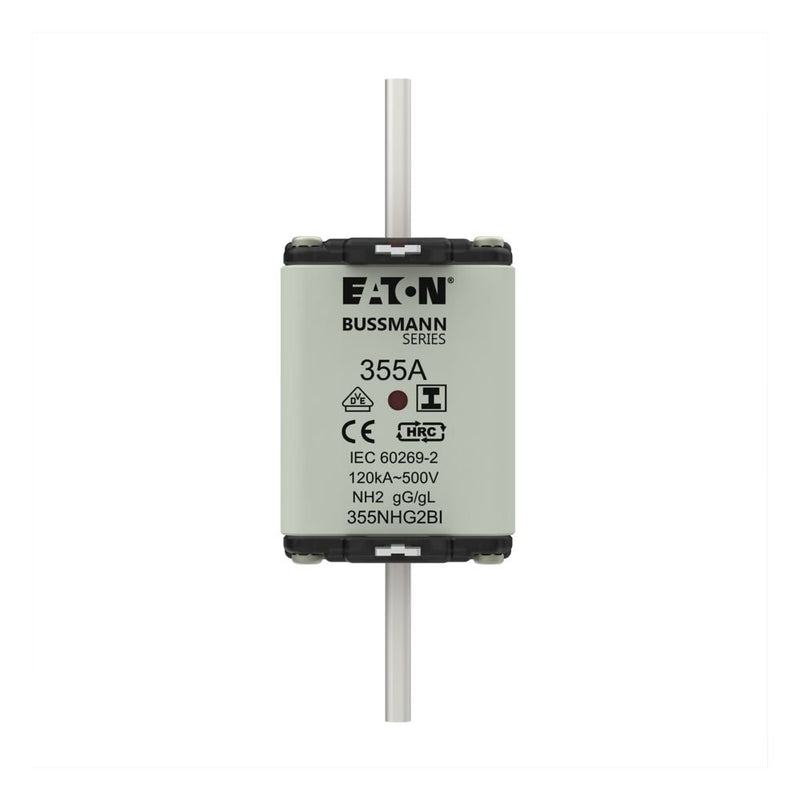 Eaton - Messersicherung Sicherungseinsatz Nieders. NH-SICHERU#355NHG2BI 355A AC 500V 120kA − 3 Stück