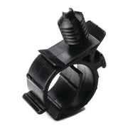 HellermannTyton - Befestigungsklammer Wellrohrhalter 151-00783(5000) 11x11 mm, schwarz − 5000 Stück