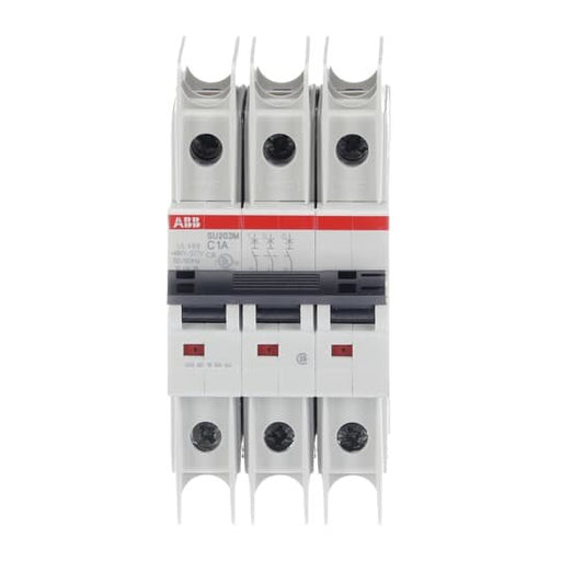 ABB Stotz S&J - Leitungsschutzschalter Sicherungsautomat SU203M-C1 10kA, 1A, 3P