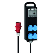 Bals Elektrotech - CEE-Steckdosen-Kombination (IEC 60309) Vollgummi-Verteiler 53213 mit FI