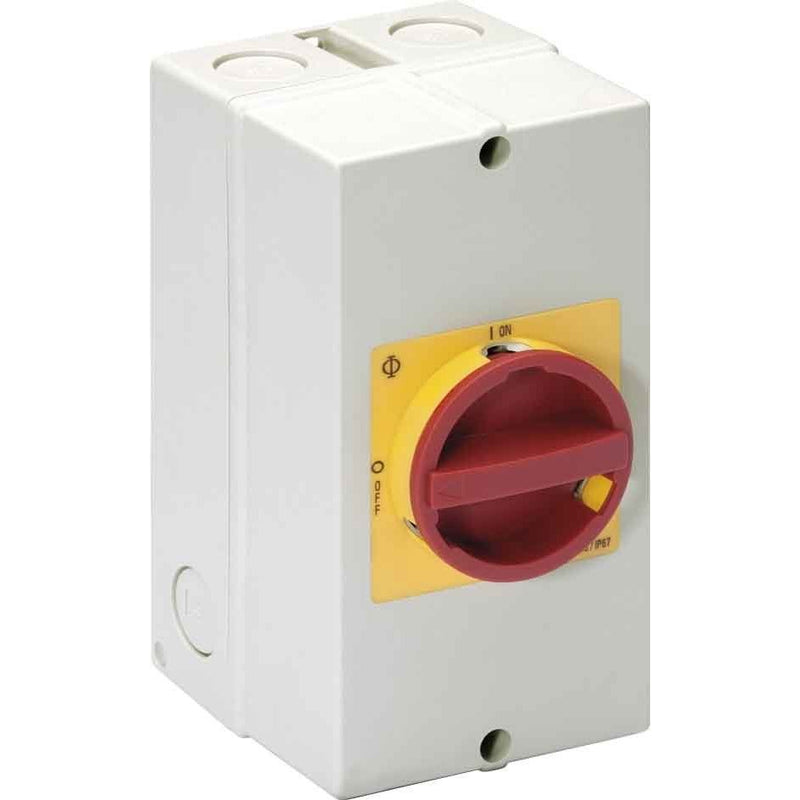 Kraus&Naimer - Lastschalter Not-Ausschalter KG20B.T206/40.KL11V 25A/7,5KW 6pol