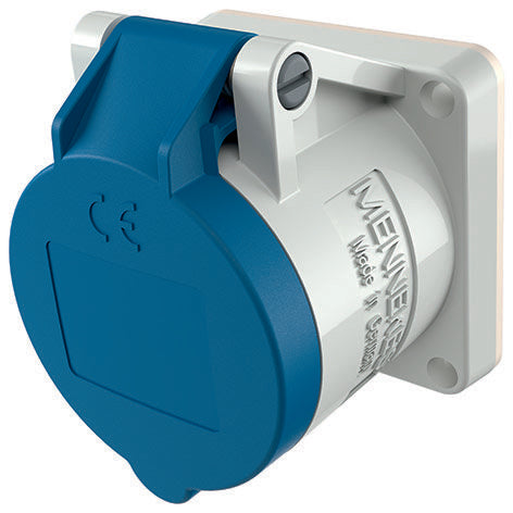 Mennekes - CEE-Anbausteckdose (IEC 60309) Anbaudose TwinContact 1619 16A,3p,6h,230V,IP44