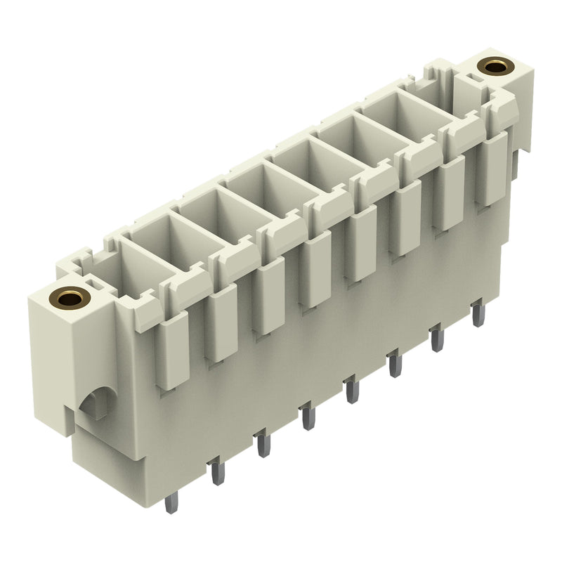 WAGO GmbH & Co. KG - Leiterplattensteckverbinder THT-Stiftleiste 831-3608/108-000 1,0x1,2mm,gerade,lgr − 12 Stück