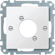 Merten - Einsatz/Abdeckung für Kommunikationstechnik Zentralplatte pws 468919 f.Audio-Steckver.XLR