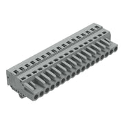 WAGO - Kabelsteckverbinder für Leiterplattensteckverbinder 1-Leiter-Federleiste 231-117/008-000 CAGECLAMP,2,5 mm²,gr − 25 Stück