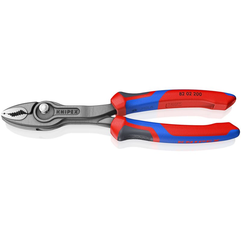 Knipex - Wasserpumpenzange Frontgreifzange 82 02 200 schwarz atramentiert − 6 Stück