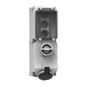 Bals Elektrotech - CEE-Steckdose abschaltbar, abgesichert (IEC 60309) Wandsteckdose abschaltbar 17019 verriegelt abgesich