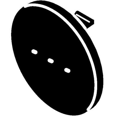 Stahl - Bezeichnungsschild für Befehlsgeräte Tastenschild 8602/3 227834 schwarz Schnell − 1 Stück by Stahl
