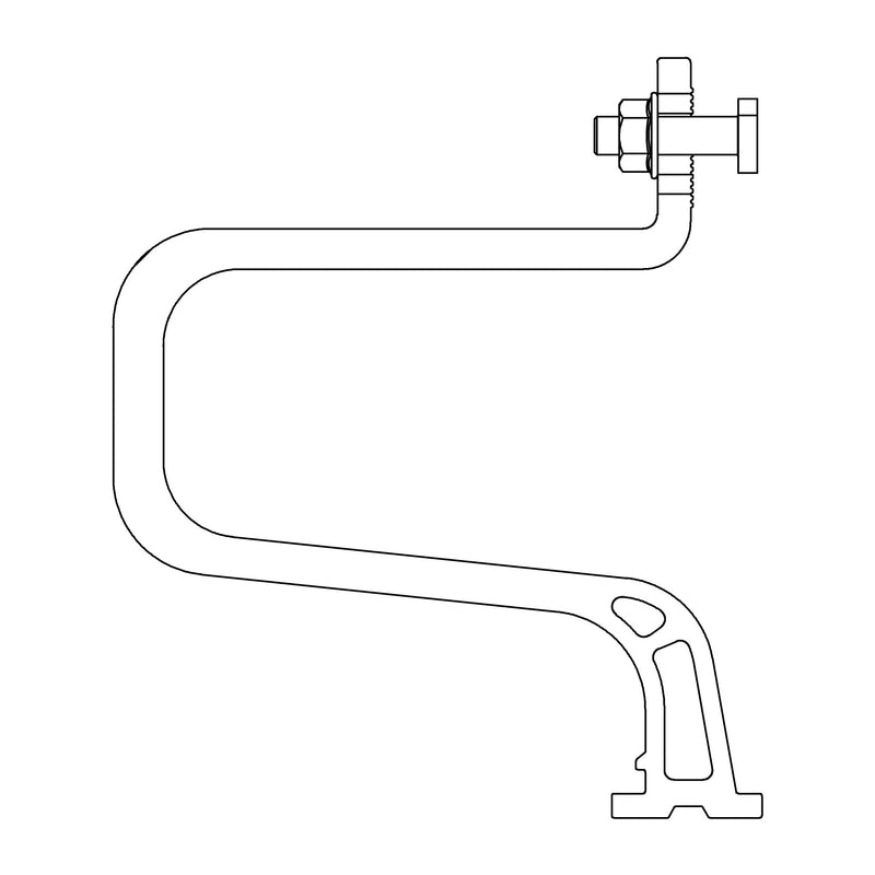 K2 - Photovoltaik-Dach-/Fassadenbefestigung Dachhaken Roof hooks 2003152 SingleBracket 1.1 − 40 Stück