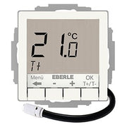 Eberle Controls - Raumthermostat/Uhrenthermostat UP-Thermostat UTE4100F-RAL9010-G55 Hinterleuchtung weiß
