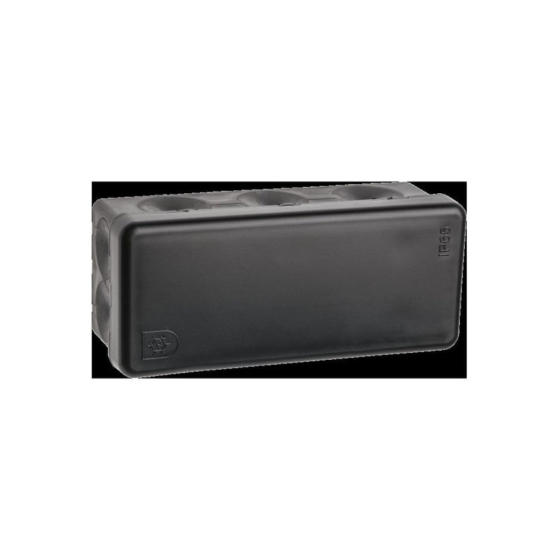 SG Leuchten - Dose, Gehäuse für Montage auf der Wand/Decke IP65 Anschlussbox VE6 78751 schwarz