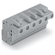 WAGO - Kabelsteckverbinder für Leiterplattensteckverbinder 1-Leiter Federleiste 732-103/026-000 CAGECLAMP 2,5mm²,gr − 100 Stück