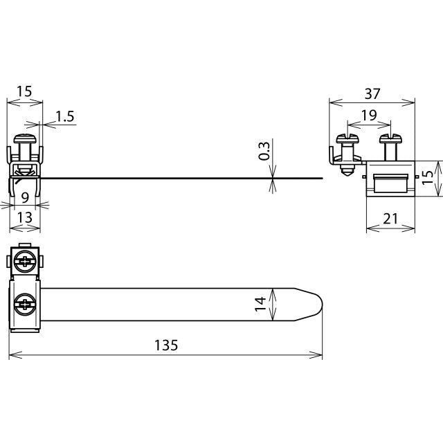 DEHN - Erdungsbandklemme Erdungsbandrohrschelle BRS1027AQ2510V2A D10-27mm