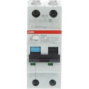 ABB Stotz S&J - Kombination FI-Schalter/Leitungsschutzschalter FI/LS-Schalter DS201A-C16/0,03 6kA, 1p+N