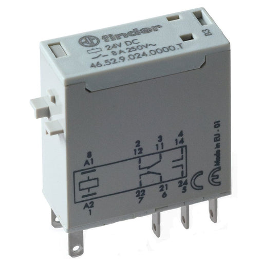 Finder - Schaltrelais Miniatur-Steckrelais 46.52.9.024.5000T 2W, 8A − 10 Stück by Finder
