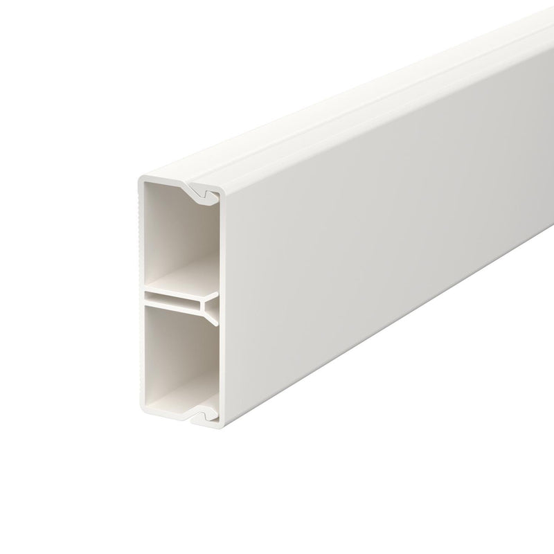 OBO Bettermann - Leitungsführungskanal Wand-/Deckenkanal WDK-N20050RW − 2 Meter